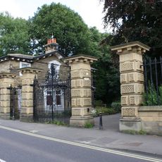 Bolton Road Lodge, Gate Piers And Gates To Peel Park
