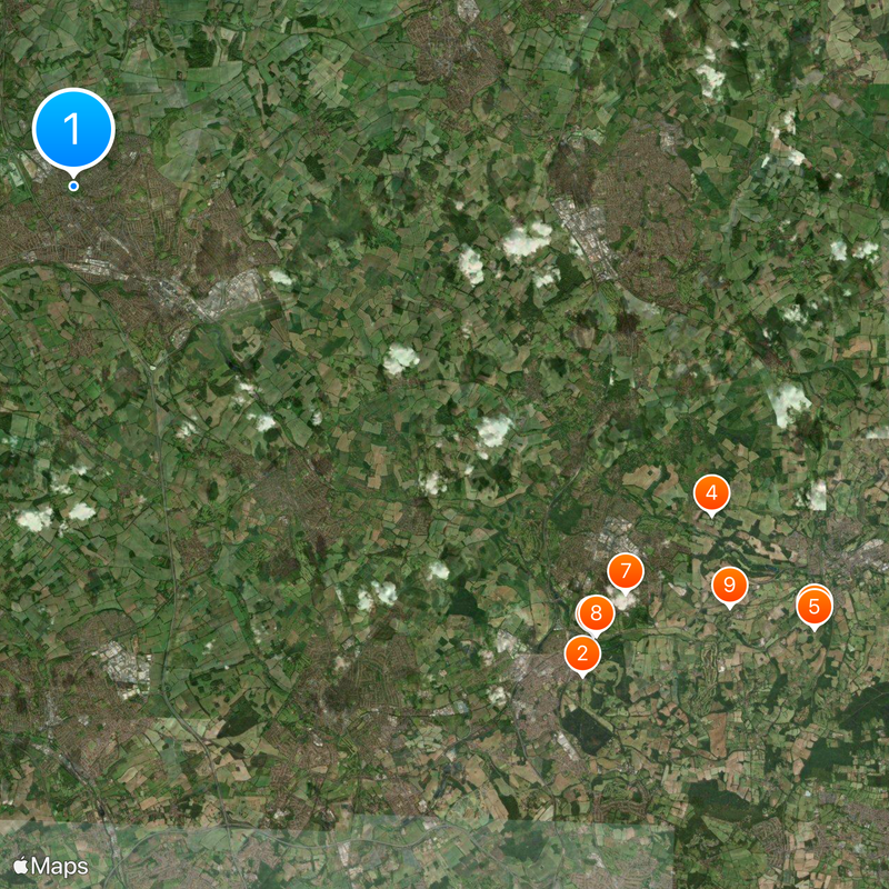 River Lea Map