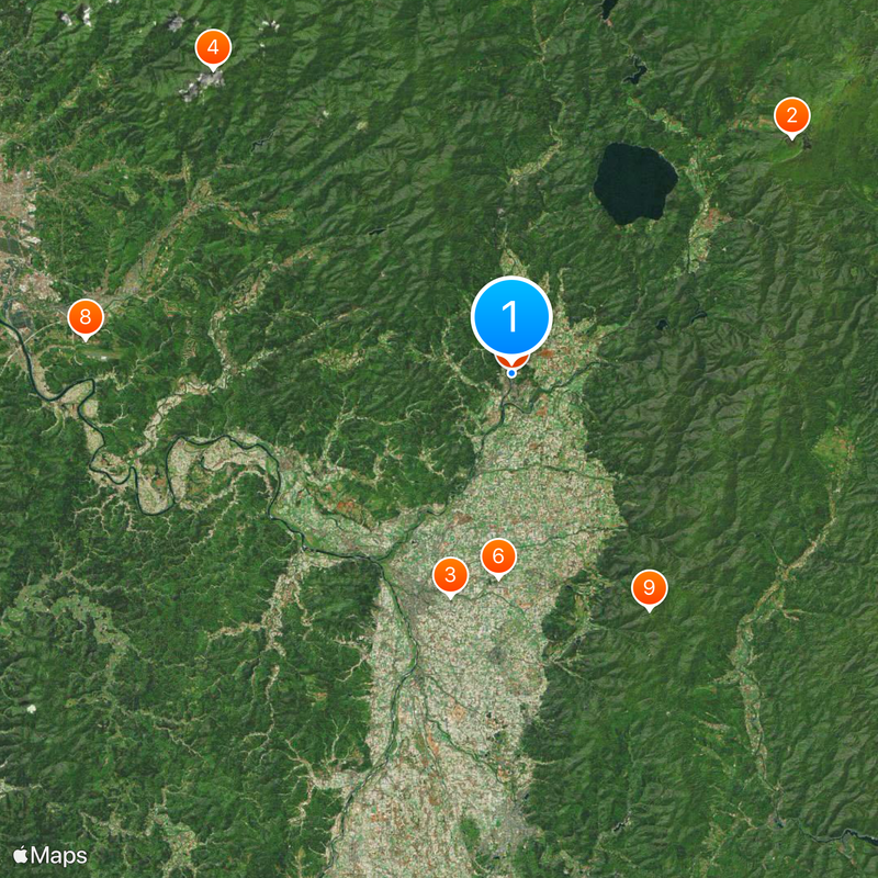 Kakunodate Map