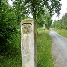 Sächsisch-Preußischer Grenzstein: Pilar Nr. 182