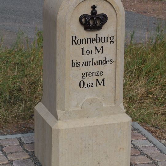 Royal Saxon milestone Oberalbertsdorf
