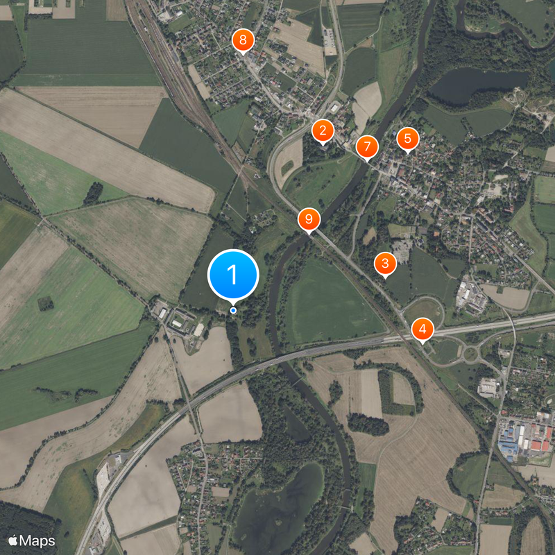 Wasserhebewerk Passek Map