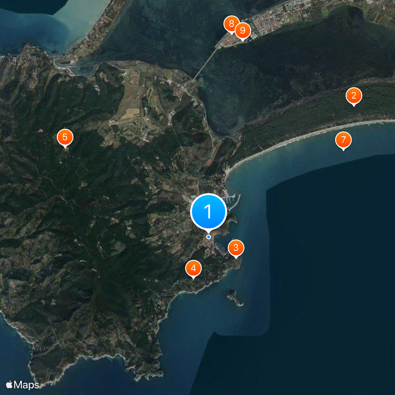 Porto Ercole Map