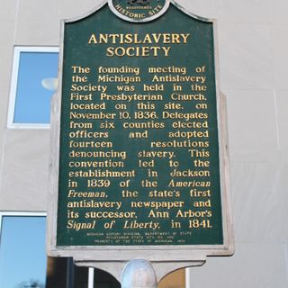 Antislavery Society Historical Marker