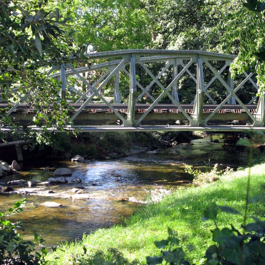 Eisenbahnbrücke über den Neumagen bei Staufen im Breisgau