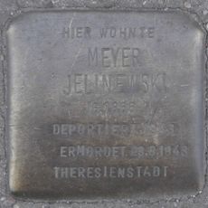 Stolperstein dedicated to Meyer Jelinewski
