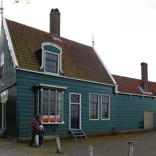 Houten woonhuis