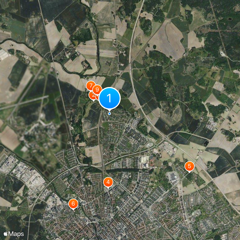 Gamla Uppsala Map