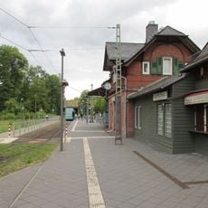 Straßenbahn-Stationshaus