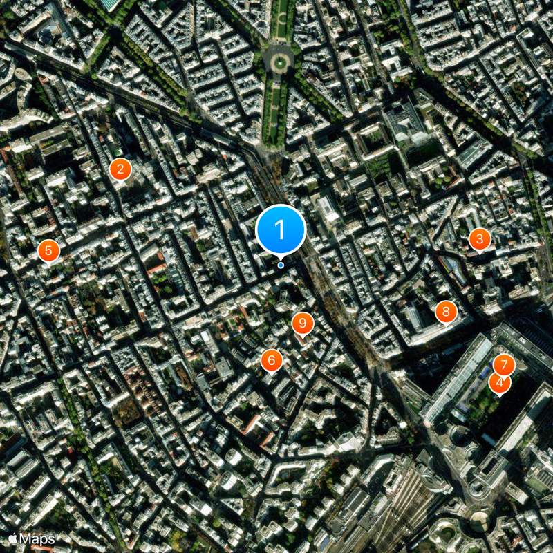 Rue de Vaugirard Map