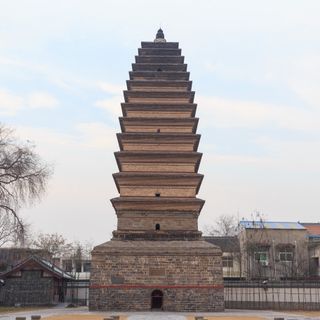 Sansheng Pagoda of Tianning Temple