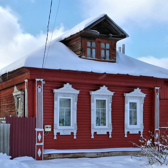 Дом, в котором в 1907 г. был арестован П.Д. Гусев, один из создателей Шуйской большевистской организации