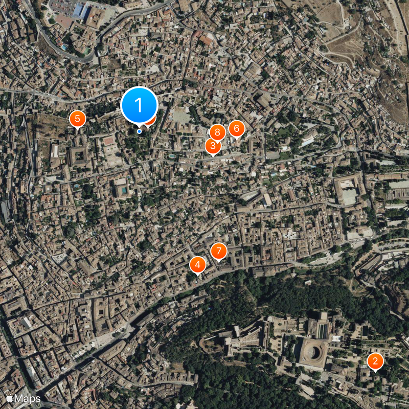 Albaicín de Grenade Carte