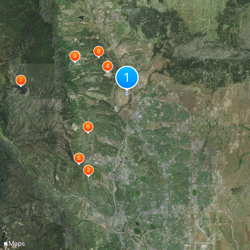 United States Air Force Academy Map