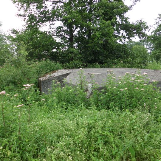 Kazemat GL121 op de liniedijk langs de A12