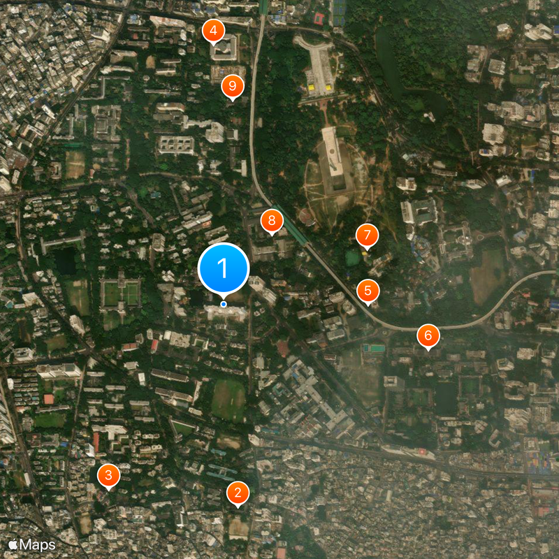 Dhaka Map