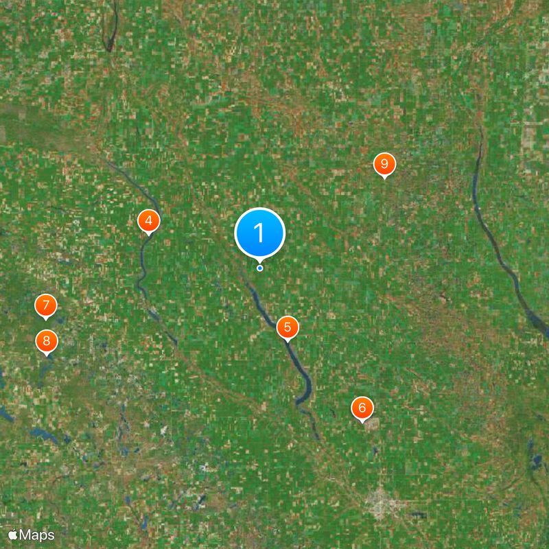 91st Missile Wing LGM-30 Minuteman Missile Launch Sites Map
