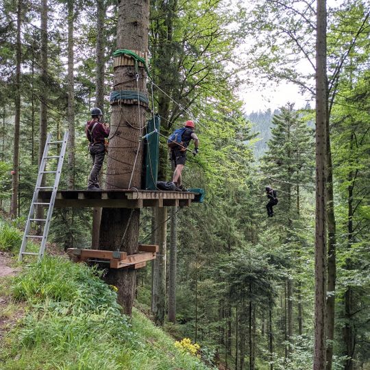 Hirschgrund Zipline Area Schwarzwald