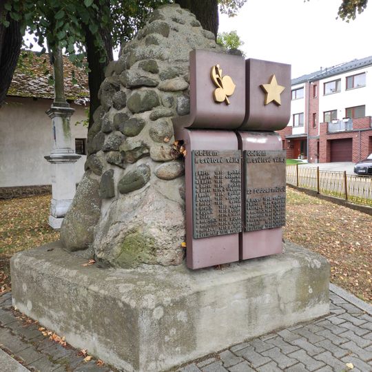 World War I and II memorial in Vřesina