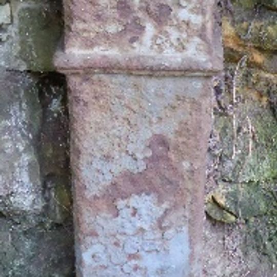 Cast Iron Boundary Post On Maze Hill Terrace