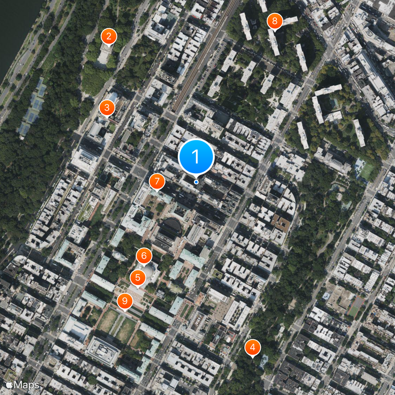Teachers College Map