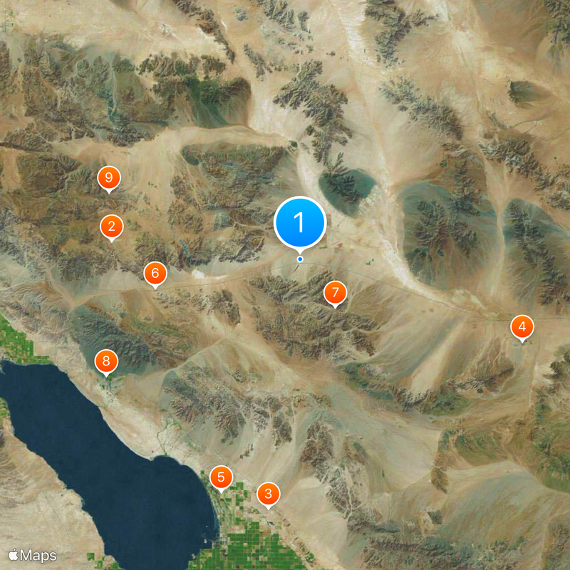 Desert Center Map