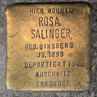 Stolperstein dedicated to Rosa Salinger