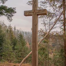 Dřevěný kříž v Hrabové na Skalce