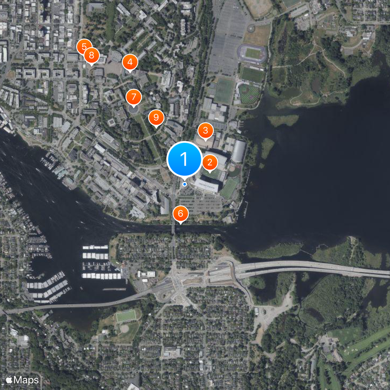 University of Washington station Map