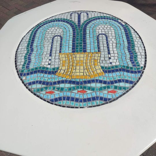 Baldosa, obra de arte