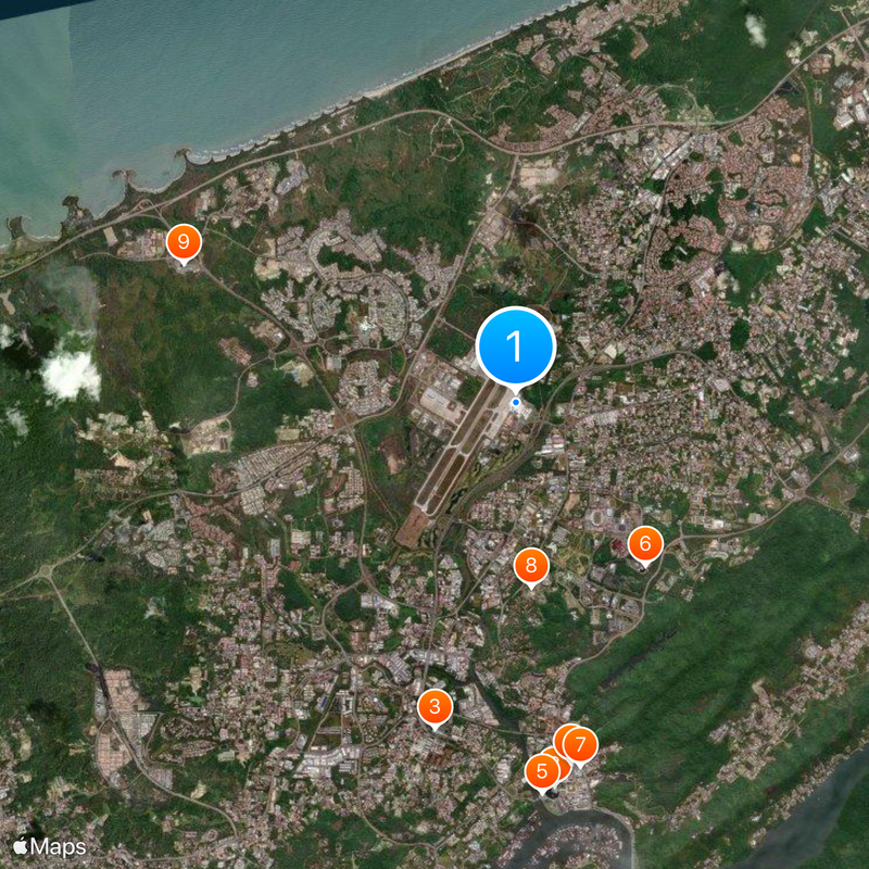 Brunei International Airport Map