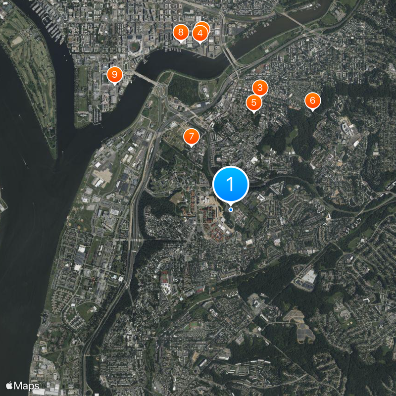 St. Elizabeths Hospital Map