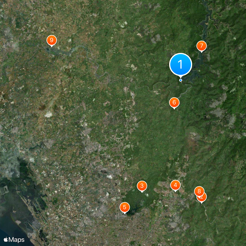 Angat Dam Map