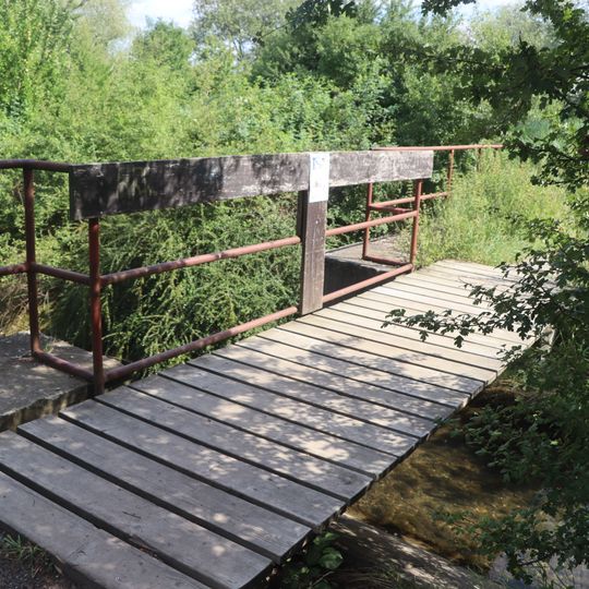 Lávka přes Štěrboholský potok