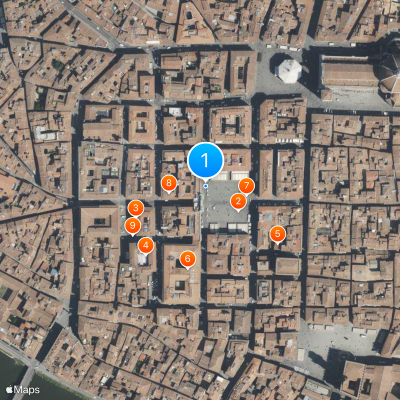 Convent San Marco Kaart