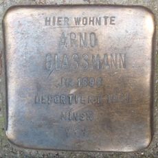 Stolperstein dedicated to Arno Glassmann