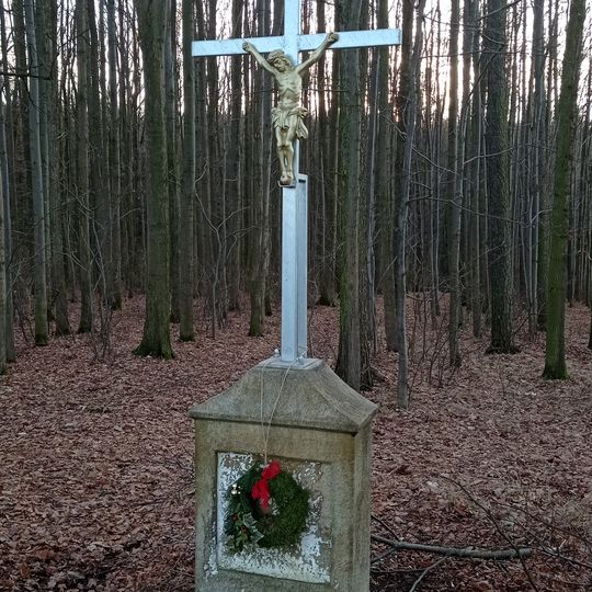 Wayside cross south of Staré Hodějovice