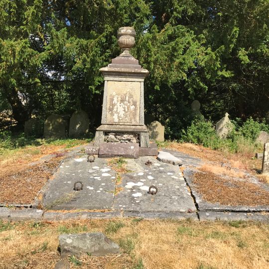 Jones monument in NE part of churchyard of parish church