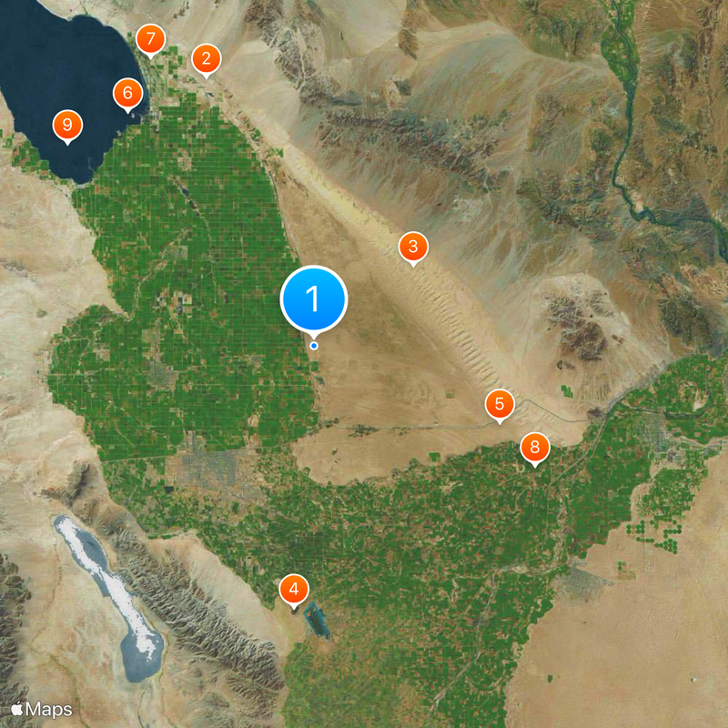 Colorado Desert Map
