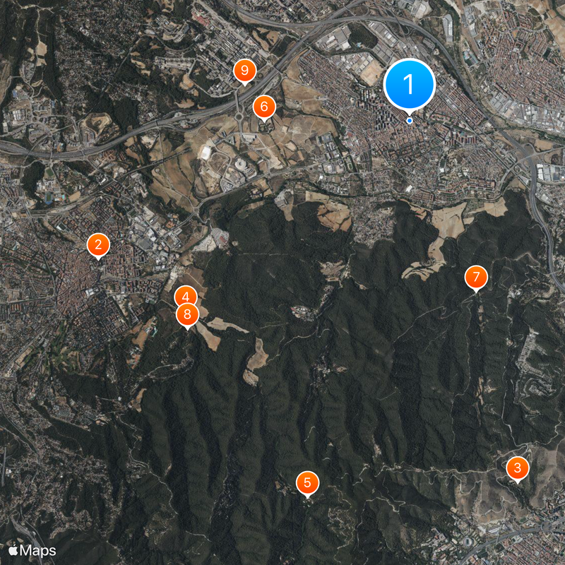 Cerdanyola del Vallès Karte