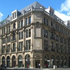 Ausschank-Gebäude der Münchner Pschorr-Brauerei