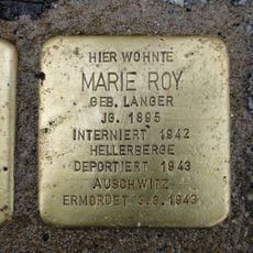 Stolperstein dedicated to Marie Roy
