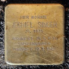 Stolperstein dedicated to Jechiel Singer