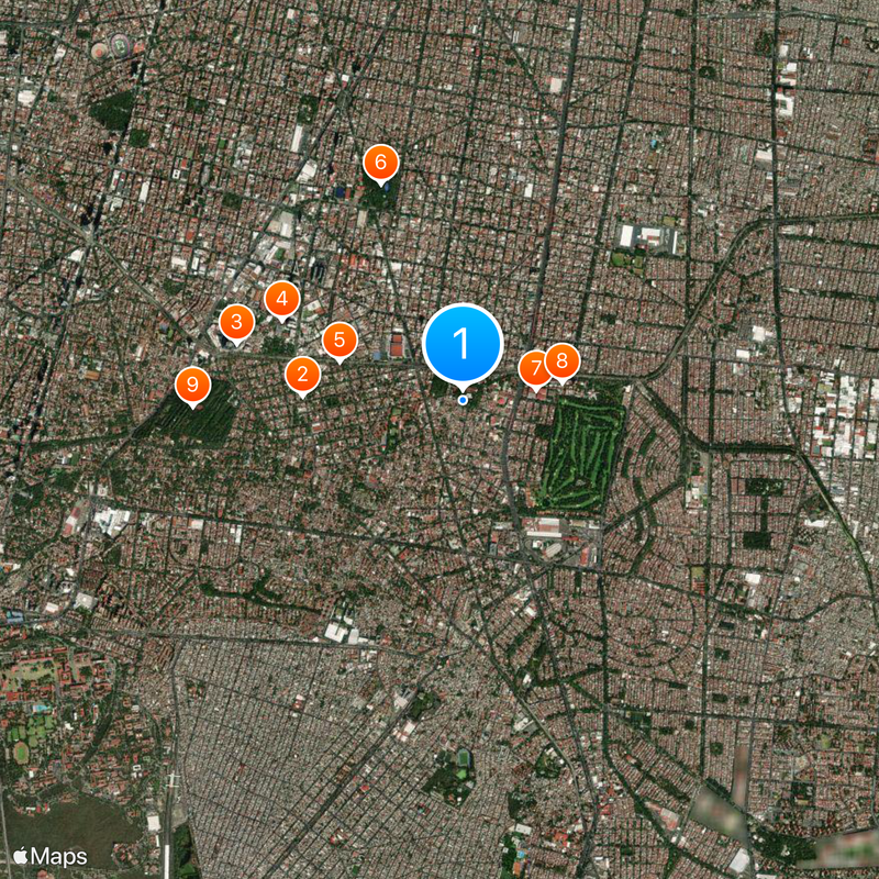 Museo Nacional de las Intervenciones Mappa