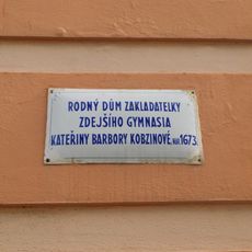 Pamětní deska Barbory Kateřiny Kobzinové v Havlíčkově Brodě