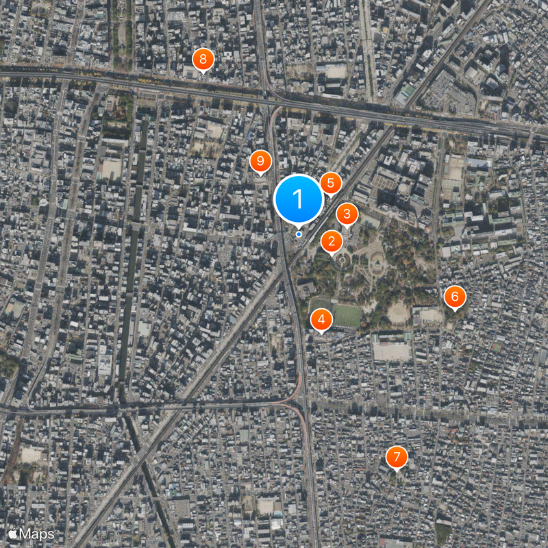 Tsurumai Station Map