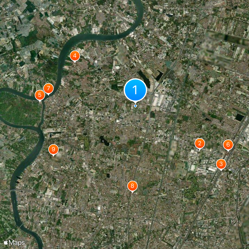 Sukhothai Thammathirat Open University Map