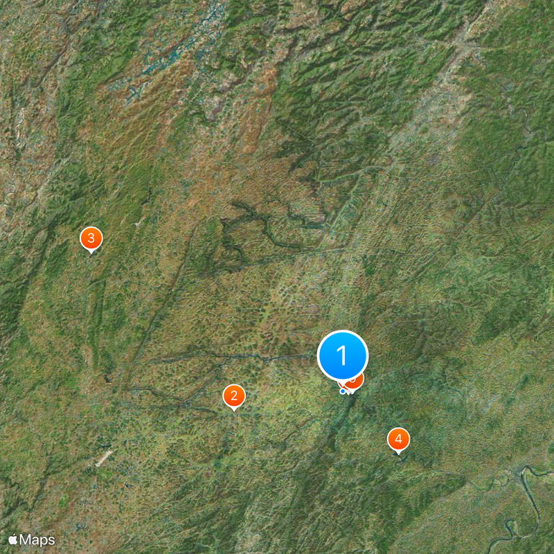 Fenghuang County Map