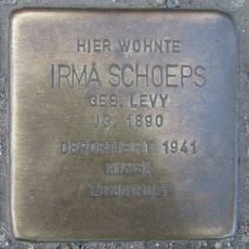 Stolperstein dedicated to Irma Schoeps