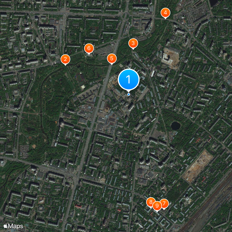 Moscow Frontier Institute Map